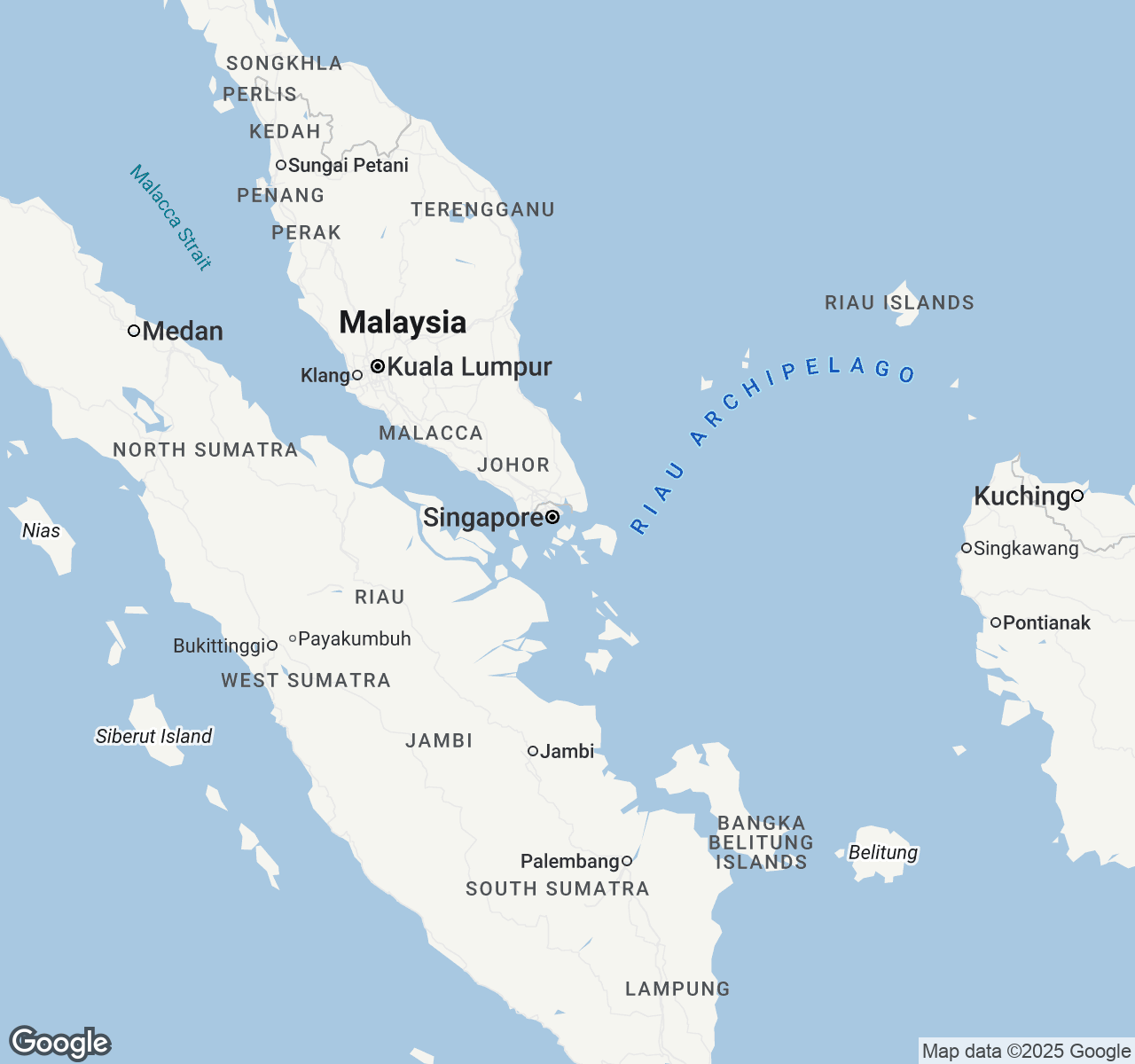Map of Batam